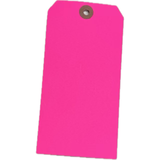 FLUORESCENT PINK TAGS