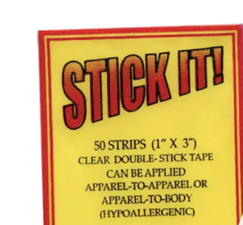STICK IT! double sided tape 1" x 3"