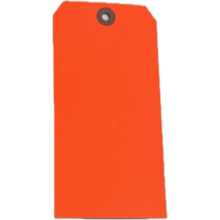 FLUORESCENT ORANGE TAGS