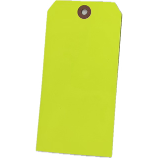 FLUORESCENT YELLOW TAGS