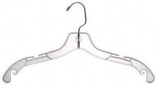 GREEN STOCK - 17" DRESS/SHIRT HANGER - BOX/100
