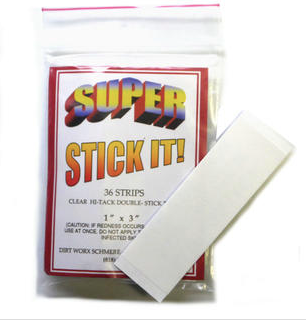 SUPER STICK IT! double sided tape 1" X 3"