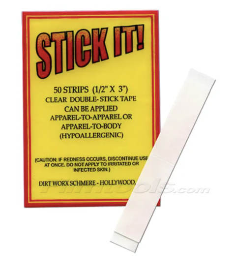 STICK IT! double sided tape 1/2" X 3"