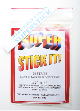 SUPER STICK IT! double sided tape 1/2" X 3"