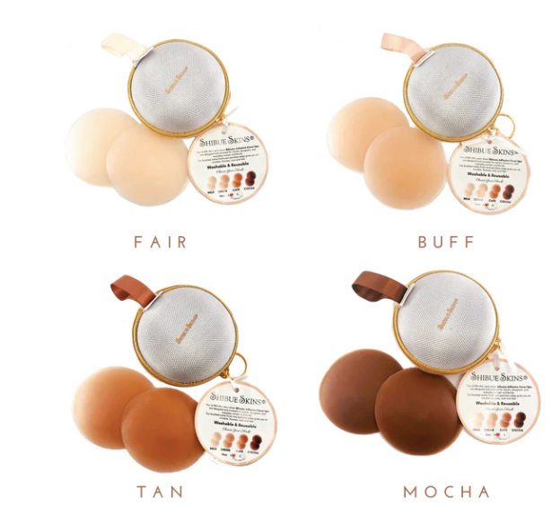 SHIBUE SILICONE CONCEALERS WITH CASE - 1 pair